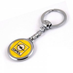 Μεταλλικό μπρελόκ opel κίτρινο σμάλτο