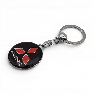 Μεταλλικό μπρελόκ mitsubishi με σμάλτο
