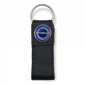 Δερμάτινο Μπρελόκ μαύρο με το λογότυπο Opel