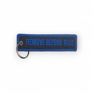 Υφασμάτινο Μπρελόκ REMOVE BEFORE FLIGHT Blue Black