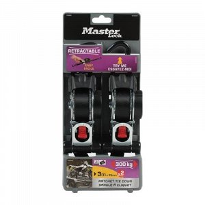 Σετ 2 ιμάντων με ανασυρόμενη καστάνια &amp; γάντζο S - CARGO ΙΜΑΝΤΕΣ-ΧΤΑΠΟΔΙΑ