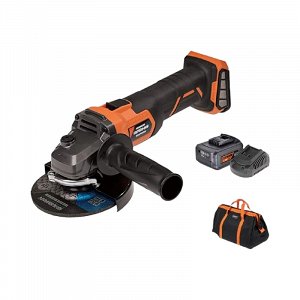 ΣΕΤ Γωνιακός Τροχός Ø125 Επαναφορτιζόμενο 20V BL Krausmann (U87020-15SB)