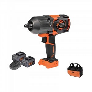 ΣΕΤ Μπουλονόκλειδο Επαναφορτιζόμενο 20V Krausmann (U76020-25SB)