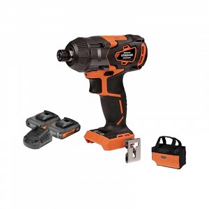 ΣΕΤ Παλμικό Κατσαβίδι Επαναφορτιζόμενο 20V Krausmann (U73020-22SB)