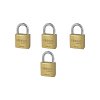 HUGO SB 30mm Λουκέτο ορειχάλκινο σε συσκευασία blister 2, 3 ή 4 λουκέτα με το ίδιο κλειδί