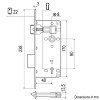 Κλειδαριά Μεσόπορτας AGB Patent Grande 40/90mm Οβάλ Brass