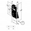 Μαγνητική Κλειδαριά Μεσόπορτας Bonaiti B-One 50mm x 70/90