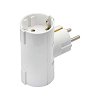 Αντάπτορας Πρίζας 2 Θέσεων Λευκό