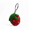 Χειροποίητο Μπρελόκ Πλεκτή Φράουλα
