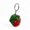 Χειροποίητο Μπρελόκ Πλεκτή Φράουλα