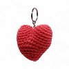 Χειροποίητο Μπρελόκ Πλεκτή Καρδιά