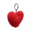 Χειροποίητο Μπρελόκ Πλεκτή Καρδιά