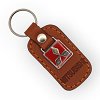 Δερμάτινο μπρελόκ Mitsubishi Καφέ