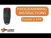 Τηλεκοντρόλ CARDIN S449 -TXQ449 Γκαραζόπορτας