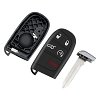 Κέλυφος Κλειδιού κλειδιού αυτοκινήτου για Fiat / Chrysler / Jeep / Dodge με 4 κουμπιά