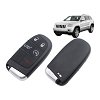 Κέλυφος Κλειδιού κλειδιού αυτοκινήτου για Fiat / Chrysler / Jeep / Dodge με 4 κουμπιά