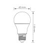 Λάμπα Led 10W E27 Κλασική 6500k 1055lm Ψυχρό Φως 44-047119 | Fos-Me