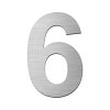 Πινακίδα Σήμανσης Αριθμός ''6'' Σε Ασημί Χρώμα (ABS)