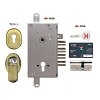 Σετ Κλειδαριά θωρακισμένης πόρτας Cisa Revolution Pro με κύλινδρο Cisa Ap4s &amp; Defender Disec MRM3551