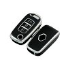 Θήκη Προστασίας (TPU) Renault με 3 Κουμπιά σε Μαύρο-Νικέλ Φινίρισμα