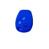 Θήκη Σιλικόνης Renault/Dacia με 3 Κουμπιά μπλε