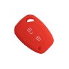 Θήκη Σιλικόνης Renault/Nissan/Opel με 2 Κουμπιά κόκκινη