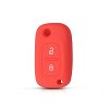 Θήκη Σιλικόνης Renault/Smart με 2 Κουμπιά κόκκινη
