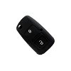 Θήκη Σιλικόνης Volkswagen/Seat/Skoda με 2 Κουμπιά μαύρη