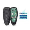 Τηλεχειριστήριο Ford με ID63+ Chip λάμα HU101 και 3 κουμπιά (Keyless)